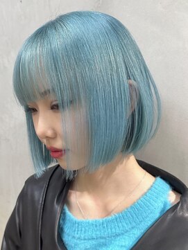 シーン(seen) ★ミントブルー_ミントグリーン_ボブ ★
