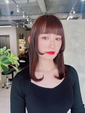 フラッグ ヘアー 天神西通り店(Flag HAIR) 姫カット　艶髪