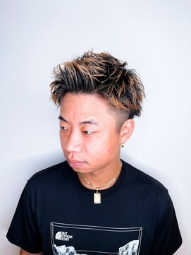 リコラックスビー(LICO LUXBE) スパイキーショート_ハイライト波巻き