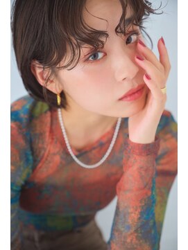 リトル 名駅(little) アンニュイ丸みショートボブ