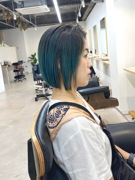 トト 船橋店(toto.) 黒髪/グレーベージュ/レイヤーロング/前髪パーマ[西船橋/津田沼]