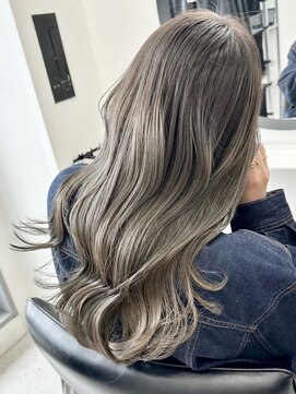 ヒビヲ(HIBIO) ハイライトミルクティーベージュハイトーンケアブリーチカラー