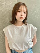 レーヴバイロンド 仙台(Reve by Lond)&nbsp;韓国風顔まわりウルフカットレイヤーボブ　グレーベージュ仙台