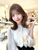 アフロートリノ(AFLOAT Leino)&nbsp;似合わせミディアムレイヤー　顔まわり前髪似合わせ小顔ヘア#