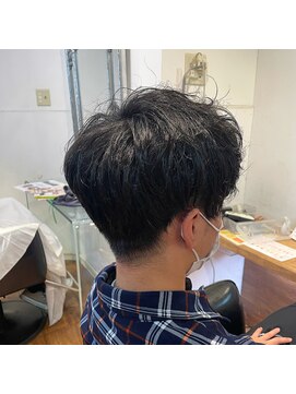 スノードロップ 高円寺店(Snowdrop) ダークアッシュ/アッシュブラック/カルマパーマ/ベリーショート