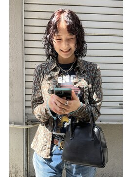 テラス(terrace) 暖色カラー＋パーマ