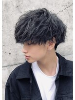 エリマバイフィフス 調布(elima by fifth) 緩めツイストパーママッシュスタイルメンズショート