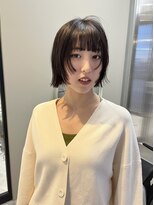 シアター(CIARTOR) 切りっぱなしボブ×顔周りデザイン