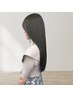 【まとまる艶髪◎】透明感カラー(白髪染も可)+スタンダード縮毛矯正