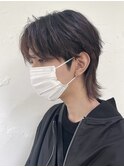 韓国ヘア2wayバングウルフ
