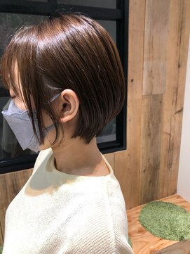 ネウィサリュー 立川(newi saLyu) 髪質改善/縮毛矯正/酸性ストレート/耳かけショート/ブラウン