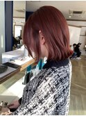 ブリーチなしレッド