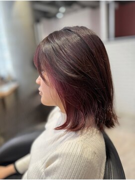 リーオオサカ(Lee Osaka) 【Lee大阪店】インナーカラー ボブ レイヤー/新出