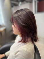 リーオオサカ(Lee Osaka) 【Lee大阪店】インナーカラー ボブ レイヤー/新出