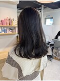 【ミディアムレイヤー&水素トリートメント】《福岡暗髪カラー》
