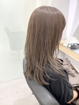 クシュ 本川越店(kusyu...) イメチェンホワイトブロンド外ハネボブ美髪ワイドバング韓国黒髪