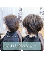 グラスヘア(Grous hair)&nbsp;30代40代50代人気♪ふんわり丸みショート【Grous hair錦糸町】
