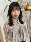 ブルーブラック×ミディアムレイヤー
