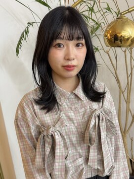 ユラギフロムユイマァル 水島店(YURAGI from YUIMARL) ブルーブラック×ミディアムレイヤー