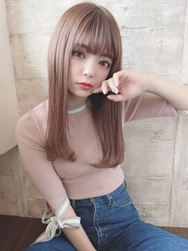 イーラ(era) ミルクティーカラー/グレージュカラー/透け感/抜け感/era加藤