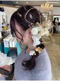 成人式/編みおろしスタイル