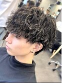 渋谷緩め波巻きスパイラルパーマシャドウパーママッシュ