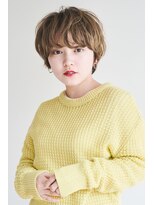 ガリカ 両国(Gallica) 『 ショート × ミルクティグレージュ』小顔エアリーショート☆