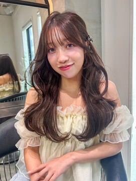 ロンドエニカ 大宮(Lond enika) くびれヘア/顔周り/韓国/レイヤーカット/黒髪/ロング/前髪/大宮