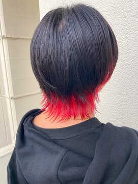 リアイス(Re:ICE) インナーカラー/メンズウルフ/中性ウルフ/ジェンダーレス/目白