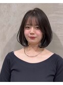 大人っぽい内巻きボブ
