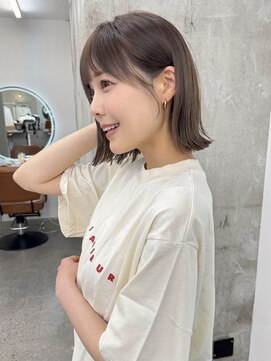 ガーデン 渋谷(GARDEN) 小顔大人ボブ暗めカラーミディアムデザインカラー