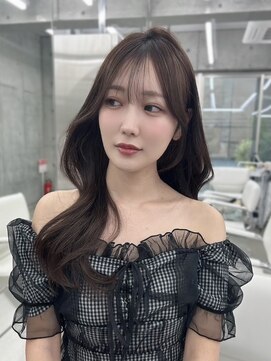 フォンズ(FONS) 透明感ショコラカラー/韓国くびれヘア/顔周りカット/シースルー