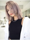 レイヤーカット・ラベンダーベージュ　[国分寺]