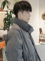 ウィム(wim)&nbsp;『ソフトツイストパーマ』刈り上げマッシュ/ニュアンスパーマ