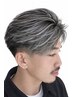 【メンズ限定】白髪ぼかしハイライトカラー+カット+クイックトリートメント