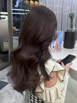 アロ 大阪梅田(alo) 【苗代萌】ブリーチなしでできるチョコレートブラウン