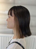 ギルド 清瀬店(GUILD)&nbsp;顔まわり明るめナチュラルボブ