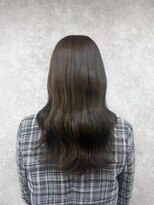ミニム ヘアー(minim hair)&nbsp;【minim×りの】ブリーチなしオリーブベージュ