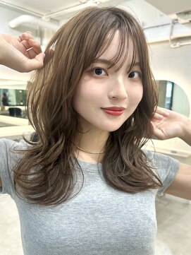 ポーチバイハニー オモテサンドウ(PORCH by HONEY omotesando) レイヤーカットくびれヘアミルクブラウン2