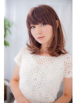 (銀座)ハネても気にならないミディスタイル
