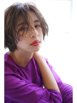 フラッグ ヘアー 天神西通り店(Flag HAIR) 抜け感小顔ショート