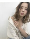 無造作カール×大人かわいい×ベージュ【ムラカミ キラリ】
