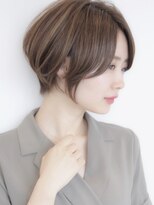 シュシュプライベートヘアサロン(Chou chou private hair salon) 【chouchou】くびれショート＊大人女性＊アッシュベージュ