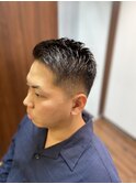 フェード/バーバースタイル/刈上げ/束感ショート/震災刈り