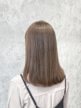 デミヘアー(Demi hair) ミルクティーベージュ×さらさらストレート