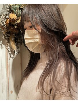 ヘアアトリエコモノ(hair l'atelier KoMoNo) 【1bleach】淡色女子必見！インナーミルクティーベージュ