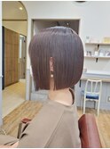 切りっぱなしミニボブ☆