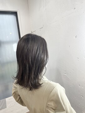ヘアーワークス ヘルム 渋谷店(HAIR WORKS HELM) [HELM渋谷]抜け感メルティーカラー×ナチュラルミディアム