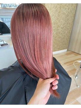 パプスドコワフュール 甲子園口店(Pap's de coiffeur) チェリーピンク