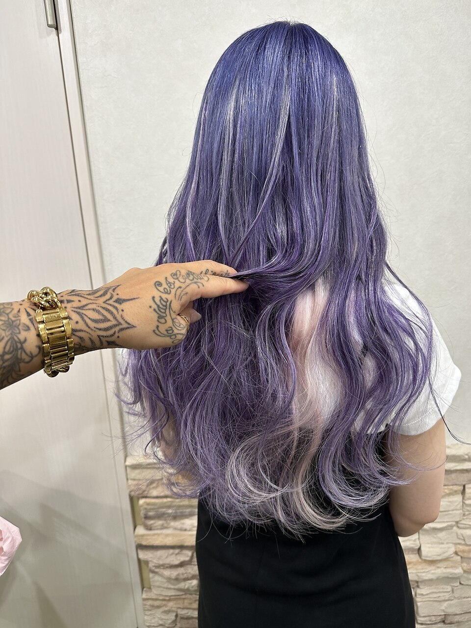 ラベンダーシルバー#シールエクステ#大人ガーリー#韓国#小倉